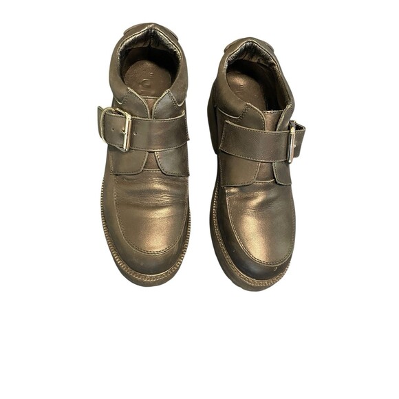 UNIF Women's 90s Black Class Shoe Buckle Platform Shoes Size 9 Y2K Grunge - Picture 3 of 16